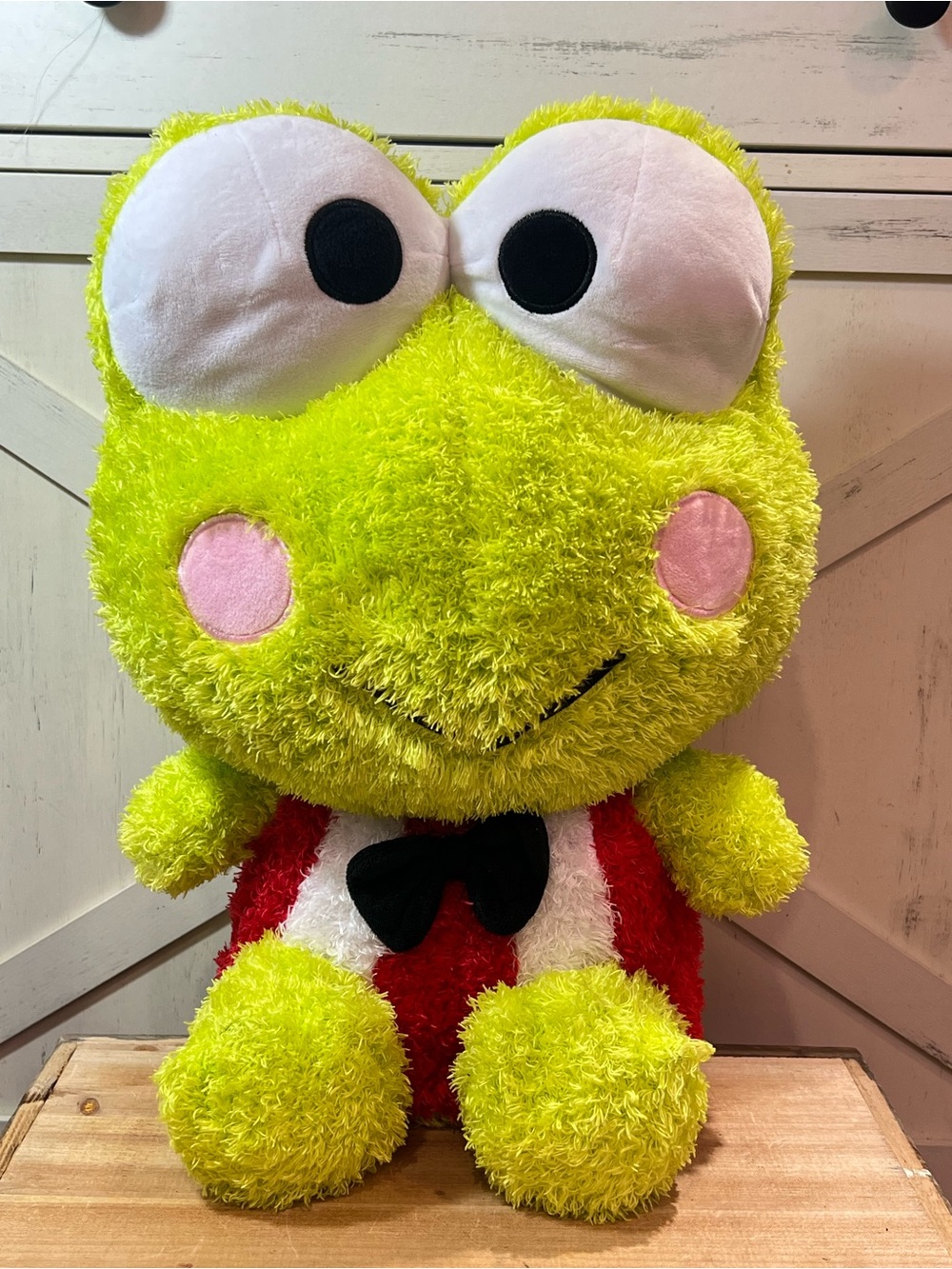 Sanrio Keroppi Plush 16 Inch Stuffed Animal Fuzzy Fluffy Pillow Buddy
2024